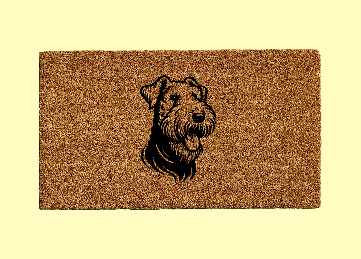 Airedale Terrier Welcome Door Mat