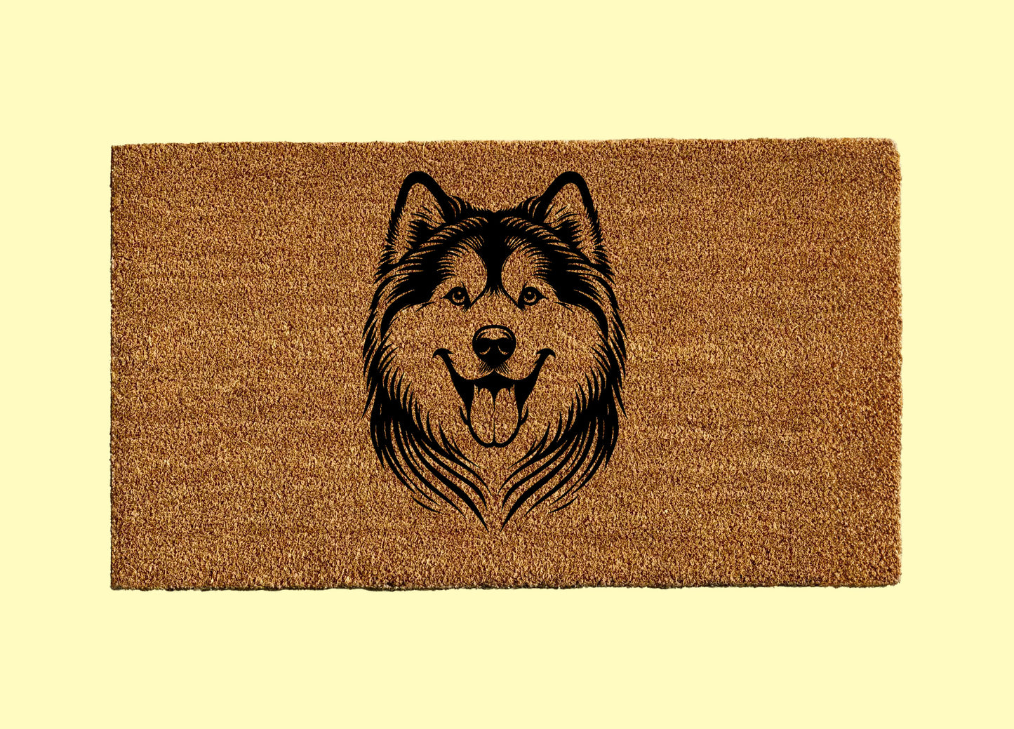 Alaskan Malamute Welcome Door Mat
