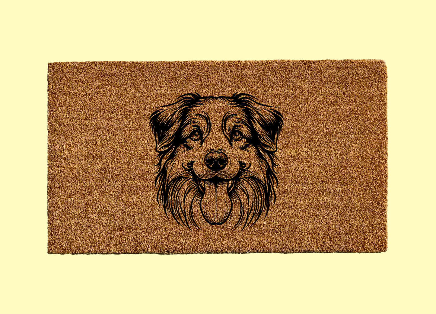 Australian Shepherd Welcome Door Matt