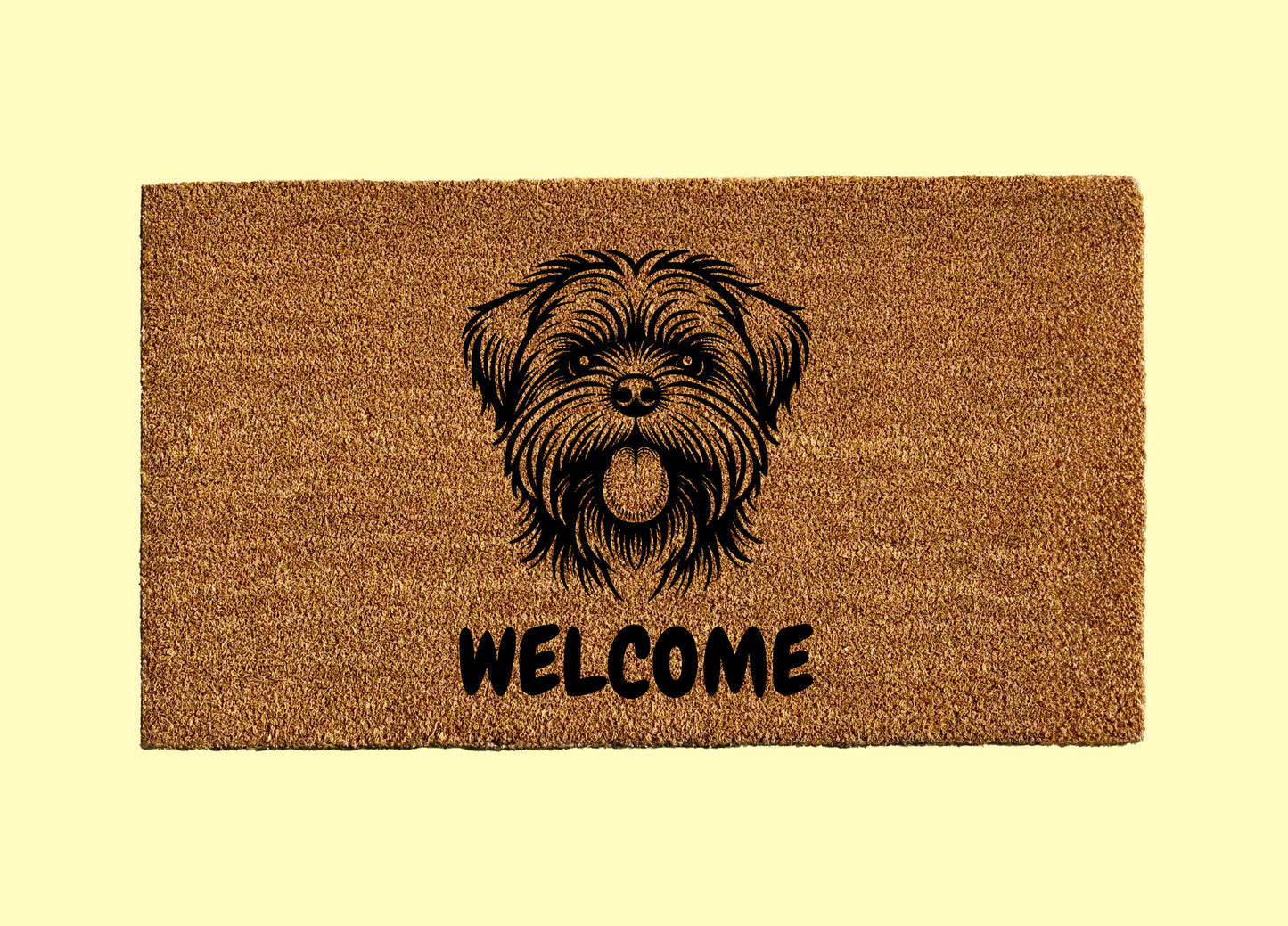 Affenpinscher Welcome Door Mat