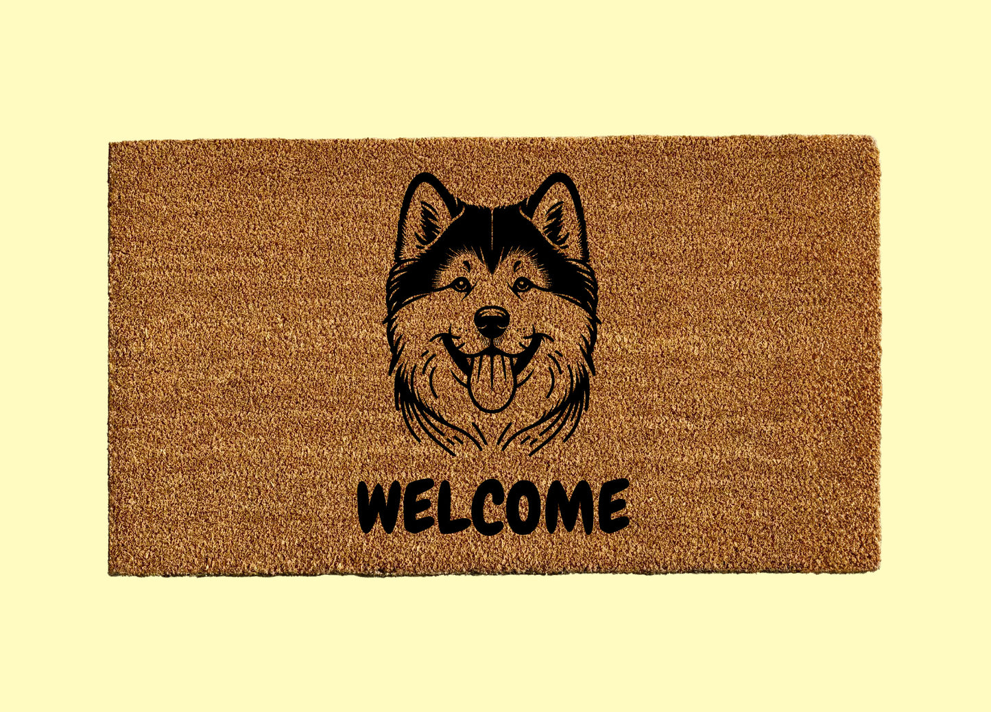Akita Welcome Door Mat
