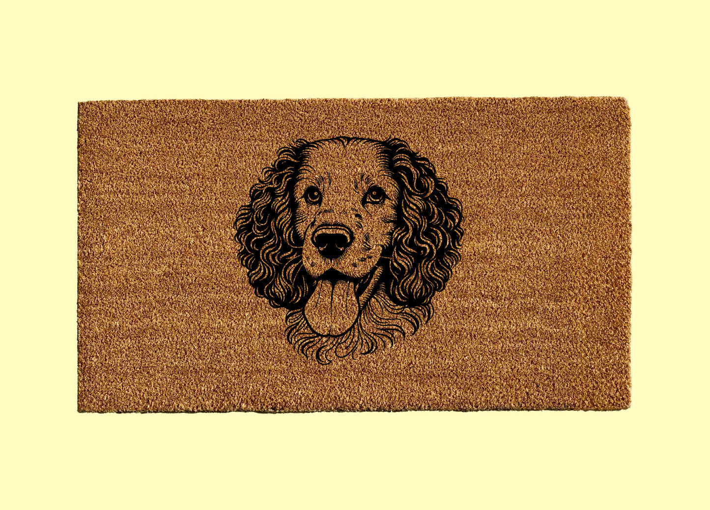 American Water Spaniel Terrier Welcome Door Mat