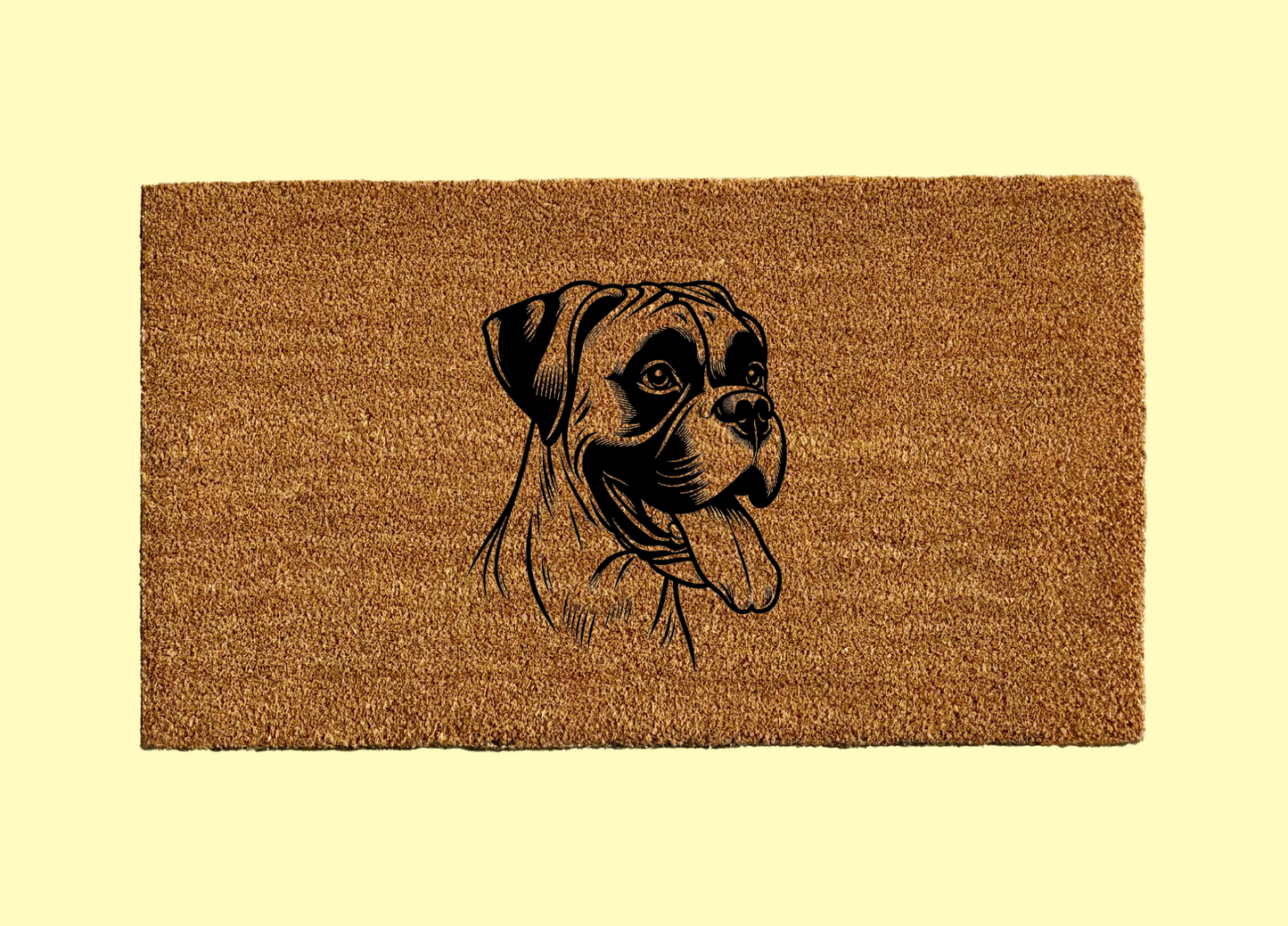 Boxer Welcome Door Mat