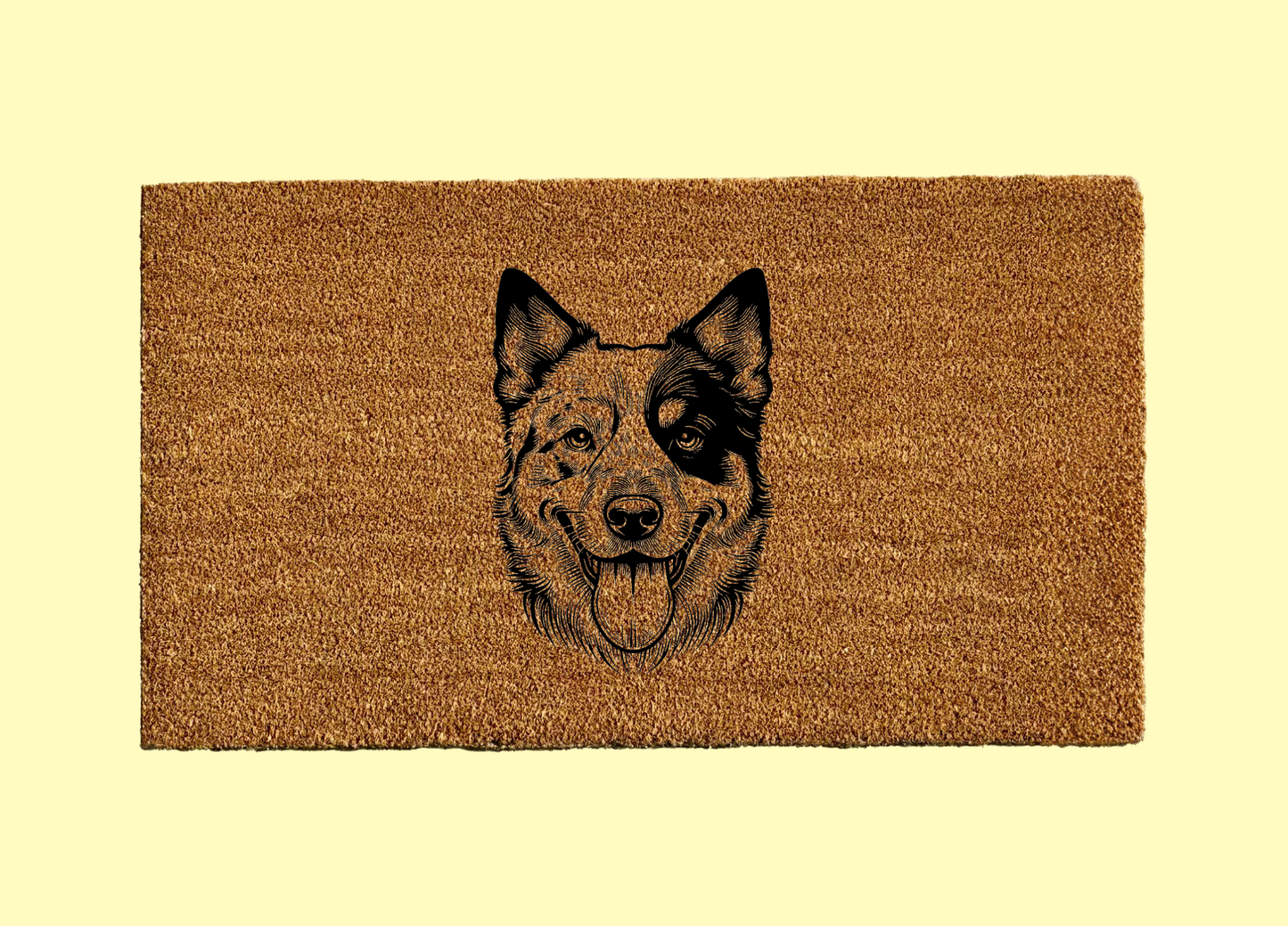 Cattle Dog Welcome Door Mat