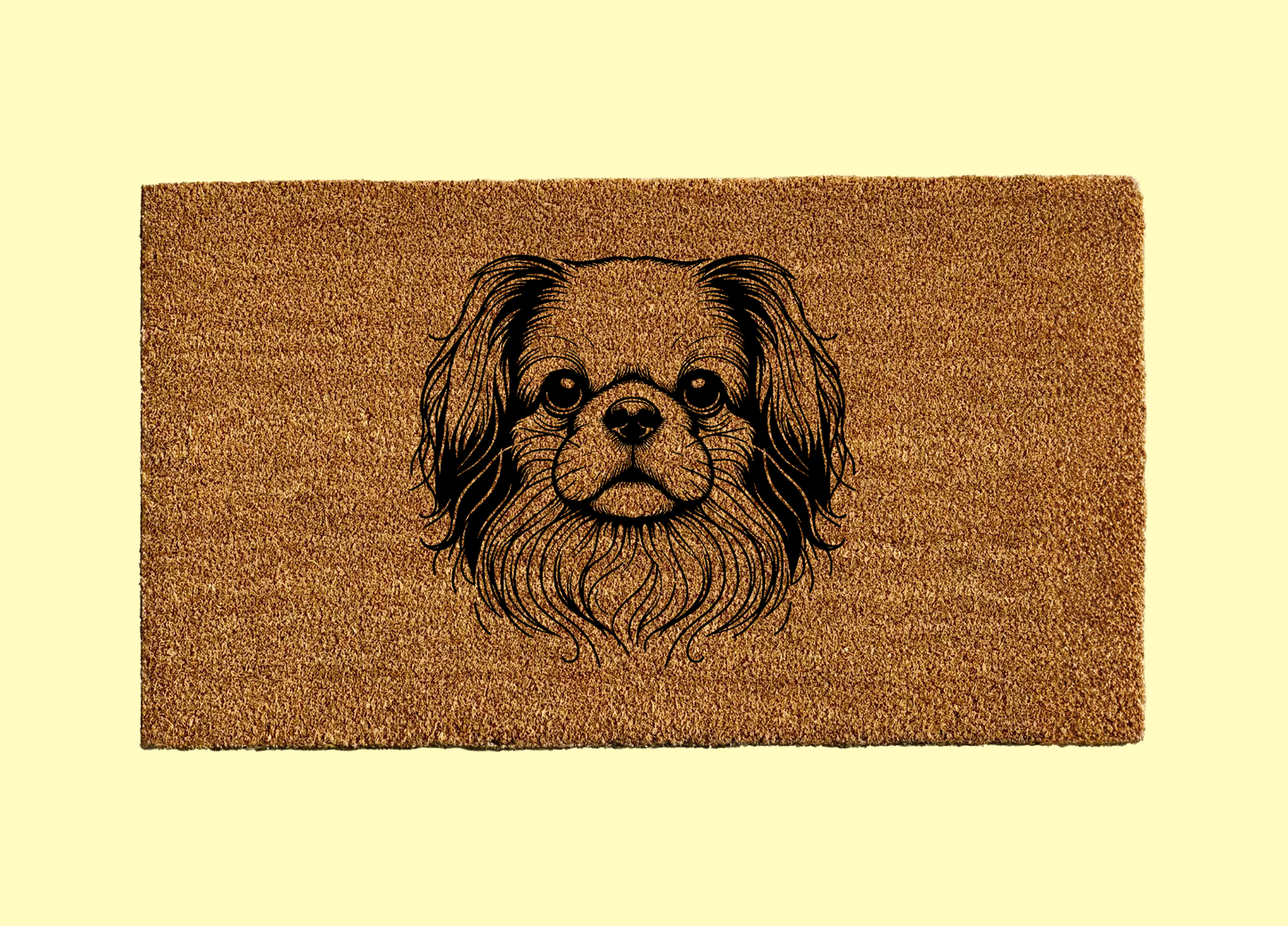 Japanese Chin Welcome Door Mat