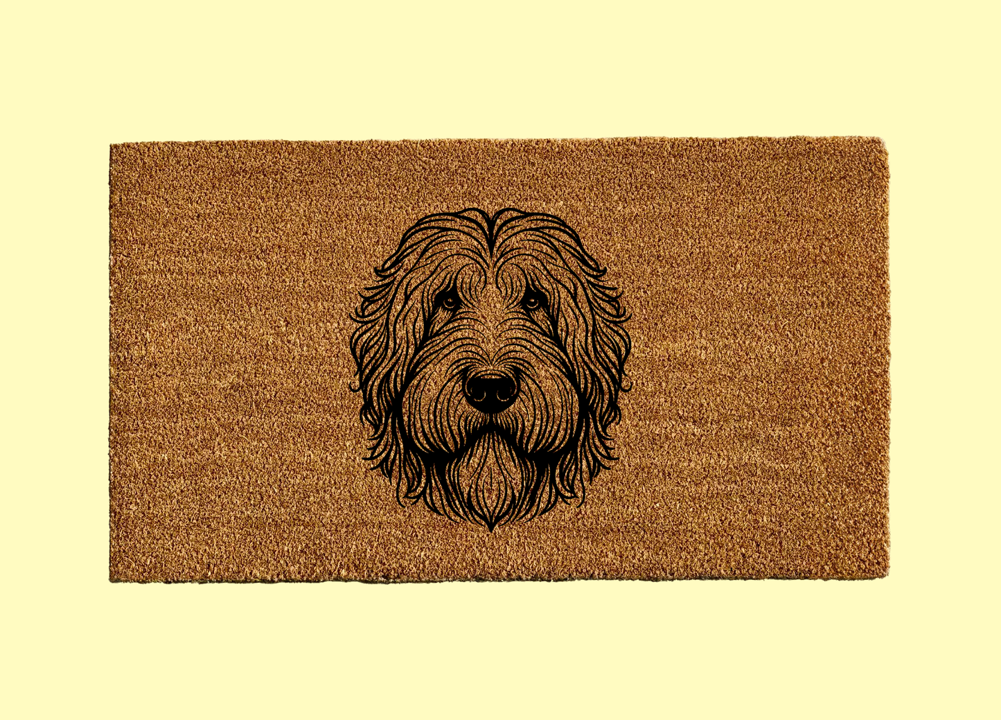 Komondor Welcome Door Mat
