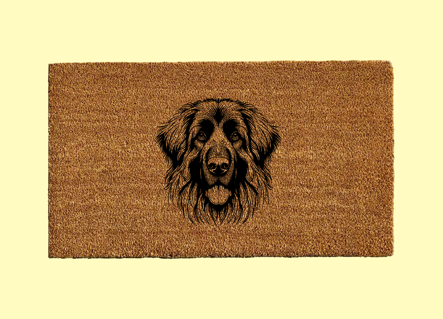 Leonberger Welcome Door Mat