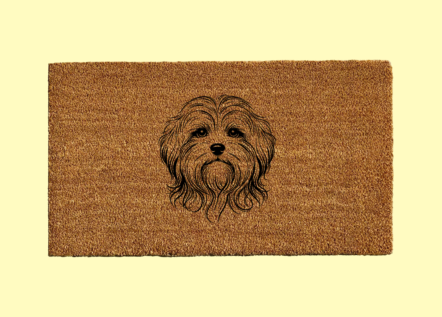 Lowchen Welcome Door Mat