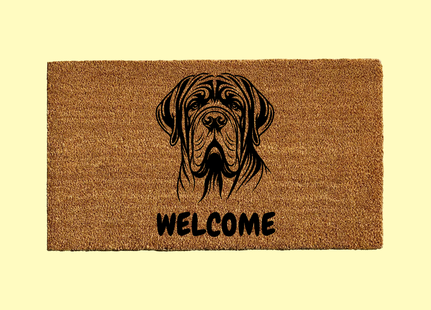 Neapolitan Mastiff Welcome Door Mat