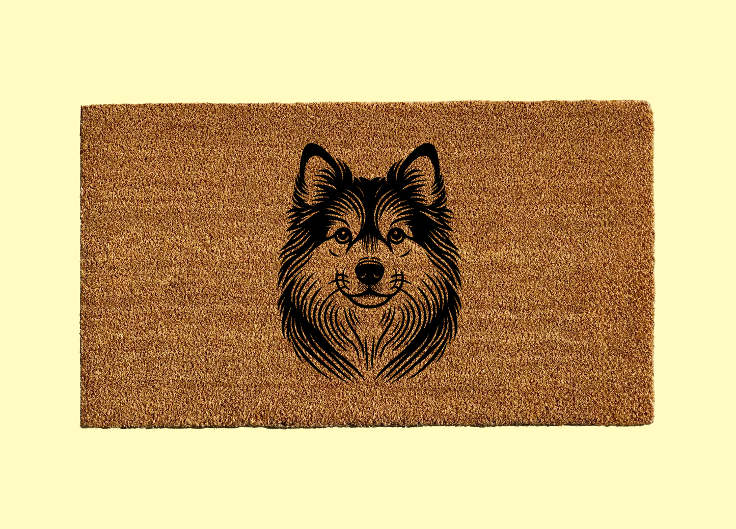 Norwegian Lundehund Welcome Door Mat