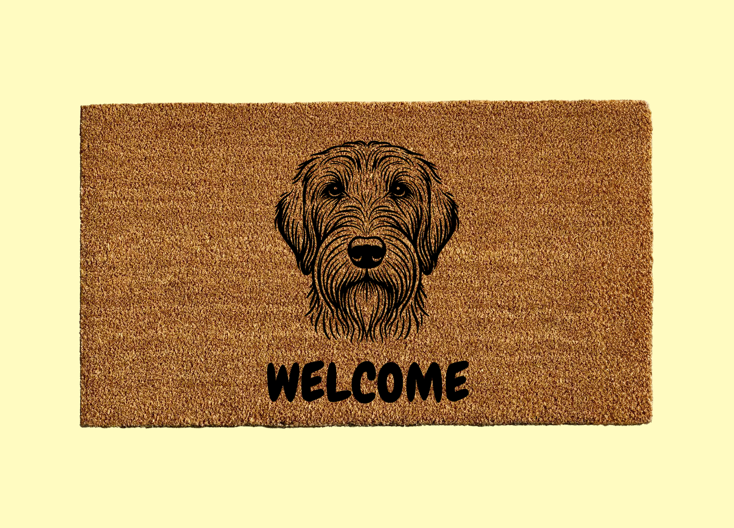 Otterhound Welcome Door Mat