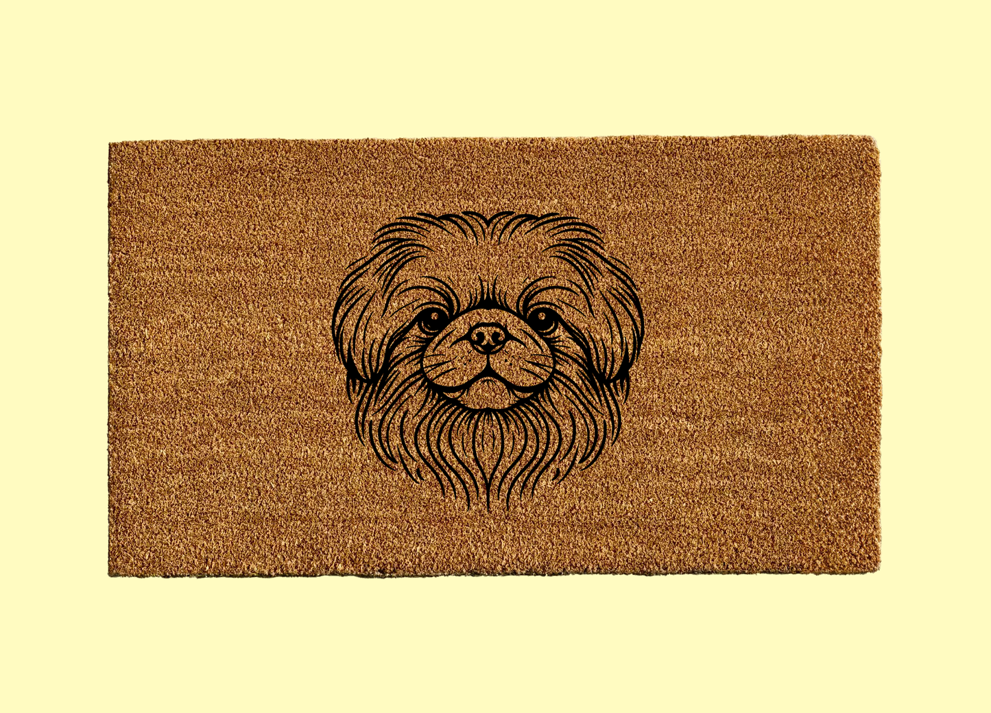 Pekingese Welcome Door Mat