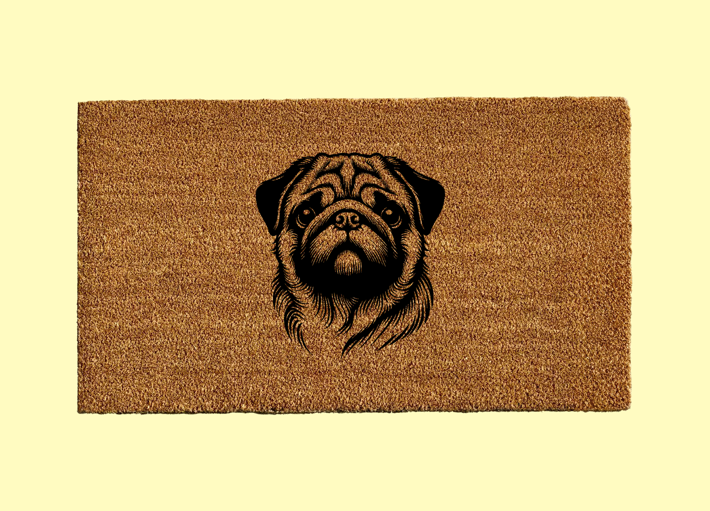 Pug Welcome Door Mat