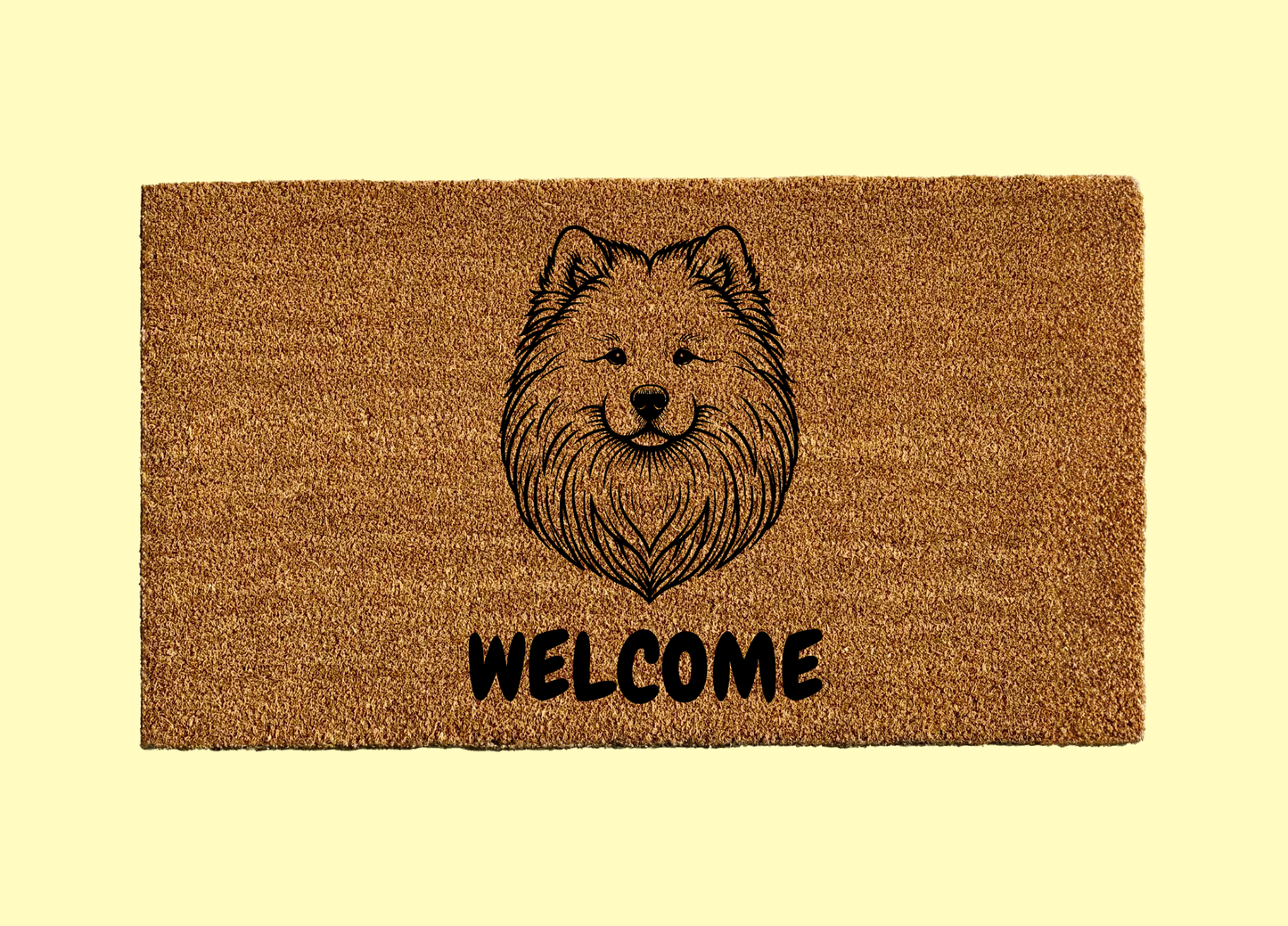 Samoyed Welcome Door Mat