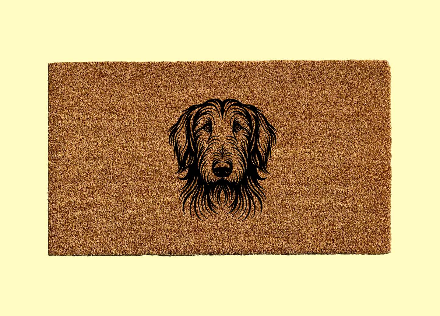 Scottish Deerhound Welcome Door Mat
