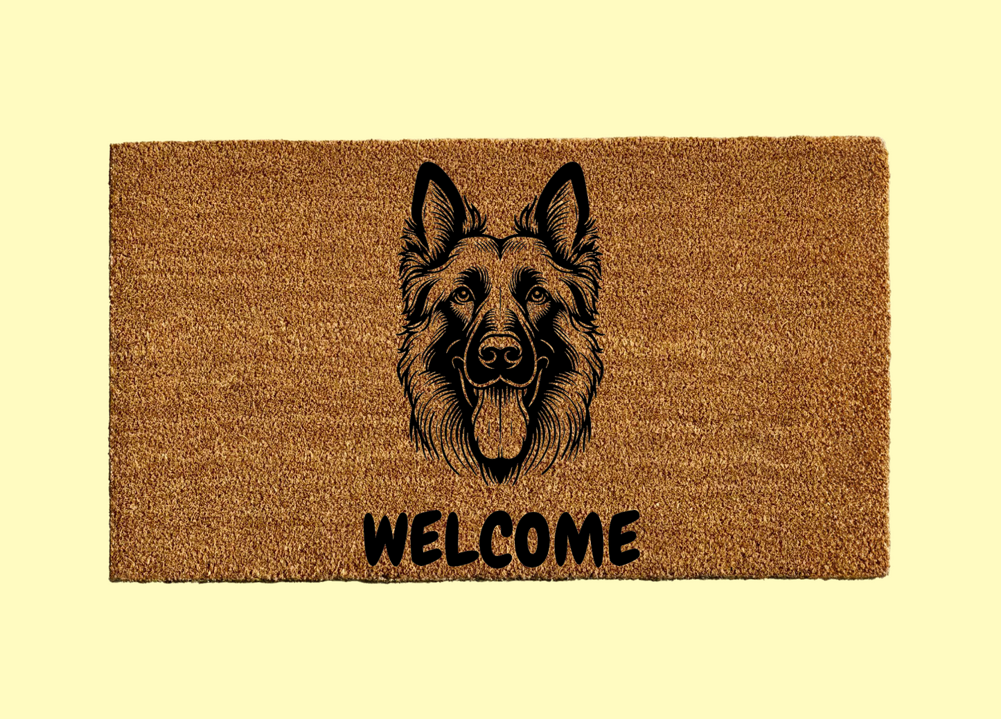 Dutch Shepherd Welcome Door Mat