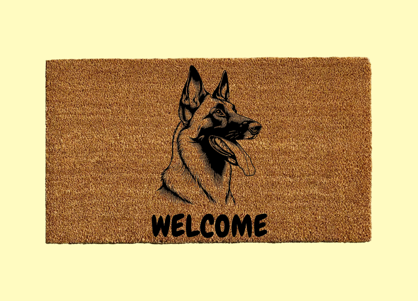 Belgian Malinois Welcome Door Mat