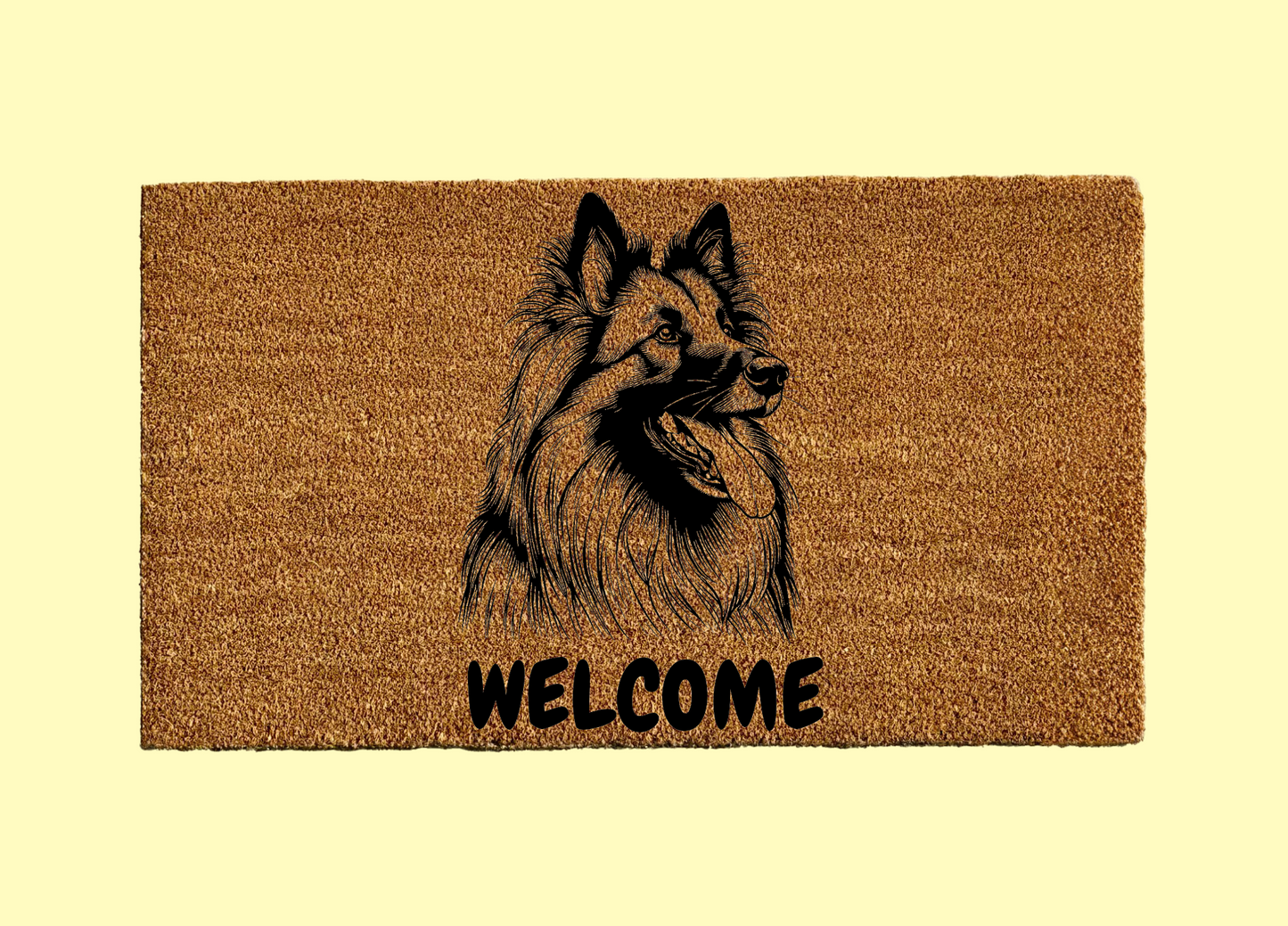 Belgian Tervuren Welcome Door Mat