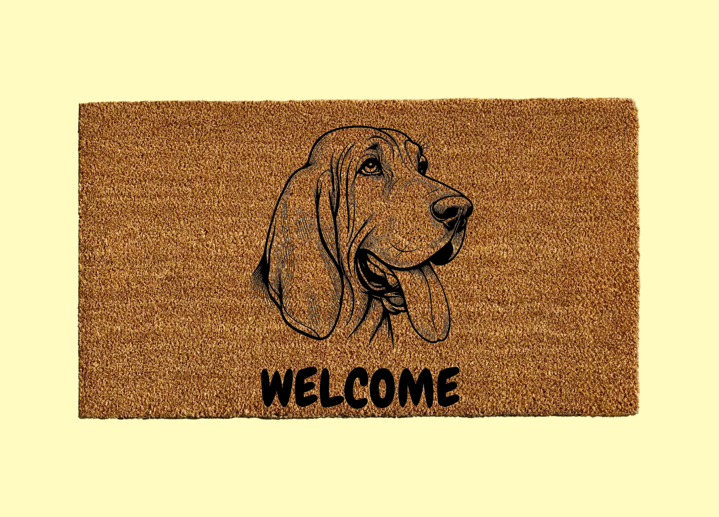 Bloodhound Welcome Door Mat