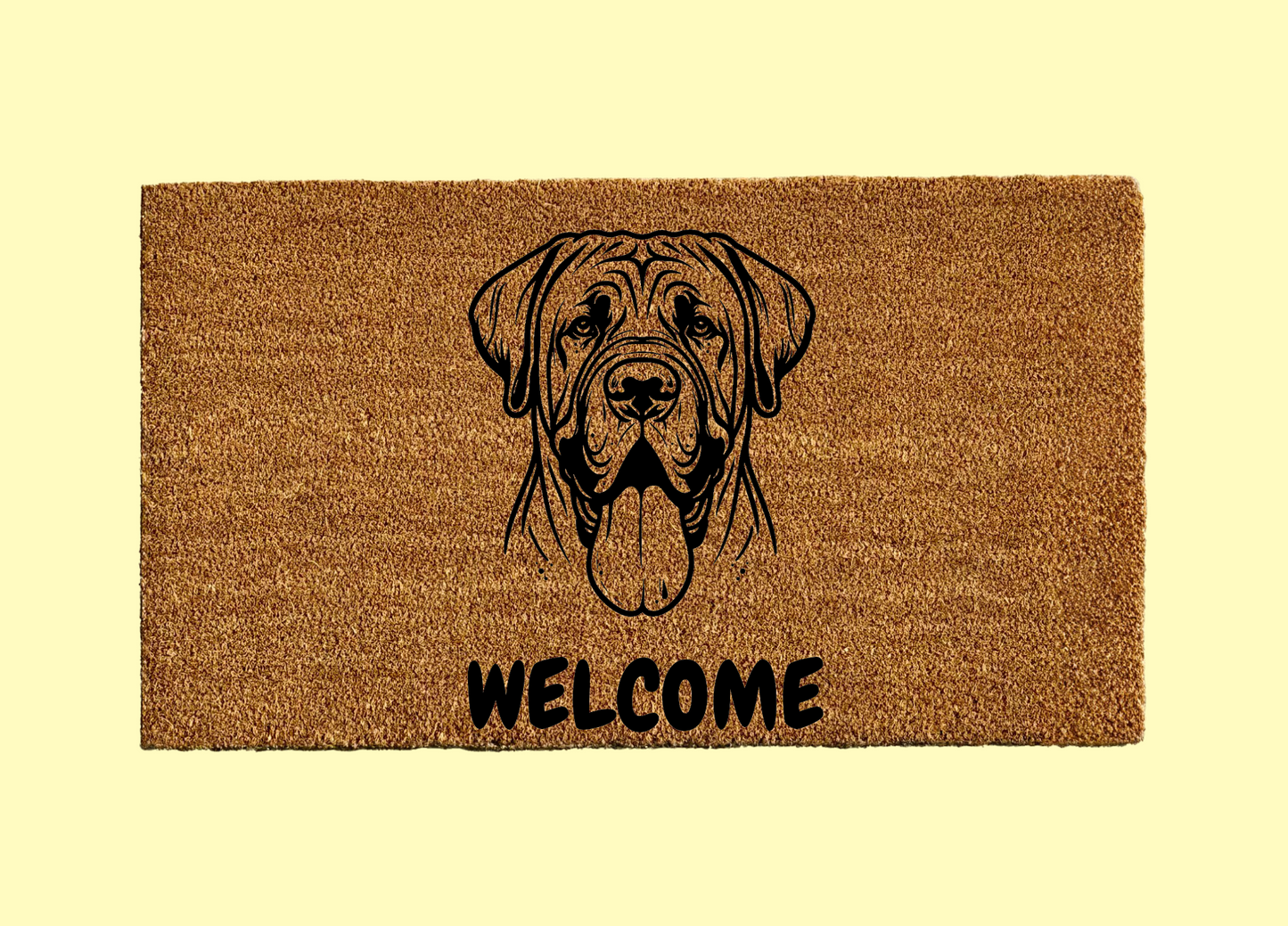 Boerboel Welcome Door Mat