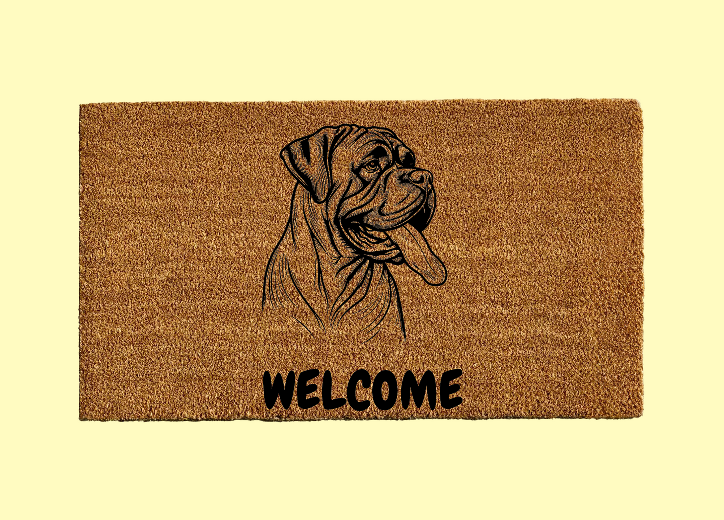 Cane Corso Welcome Door Mat