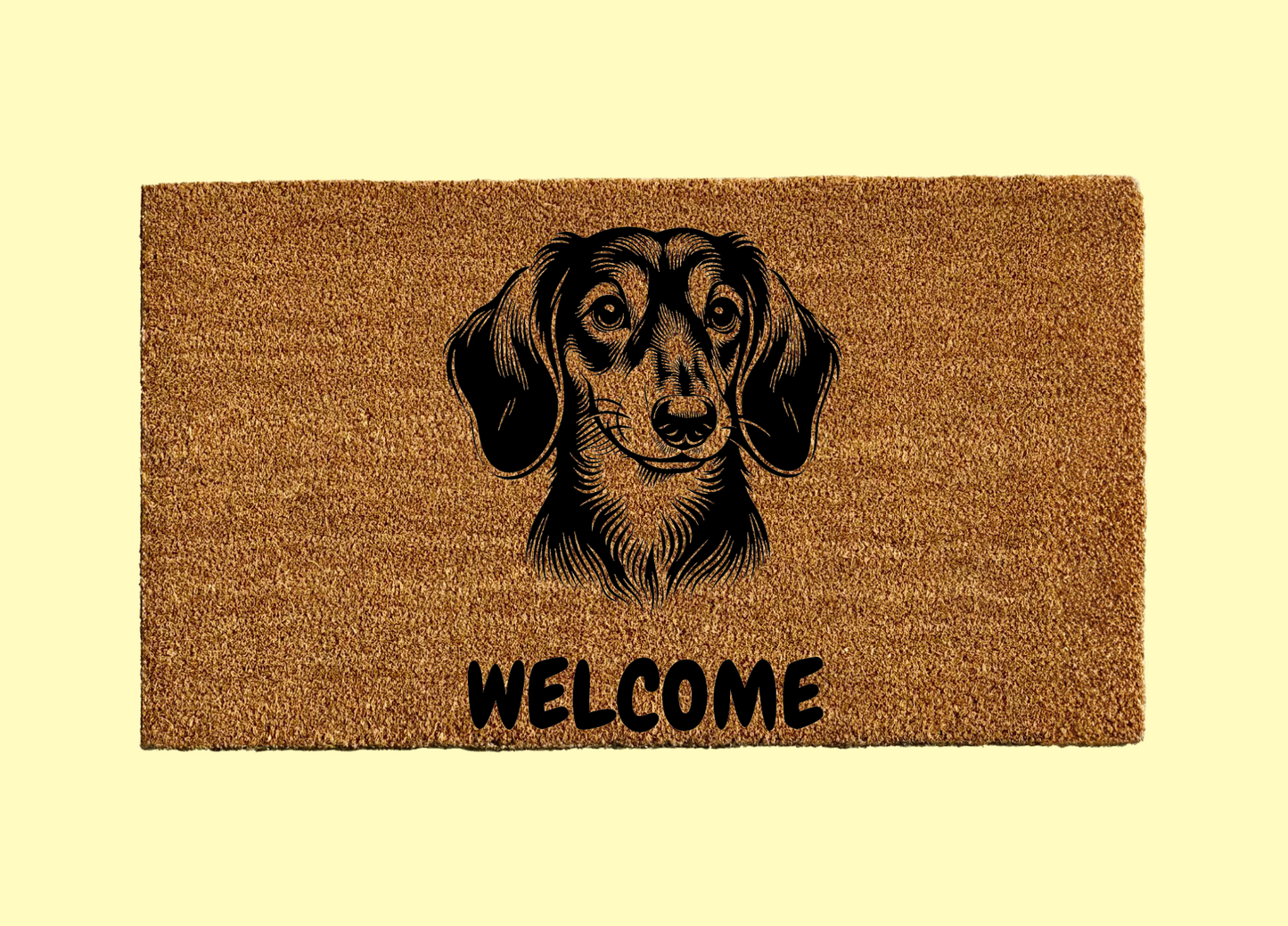 Dachshund Welcome Door Mat