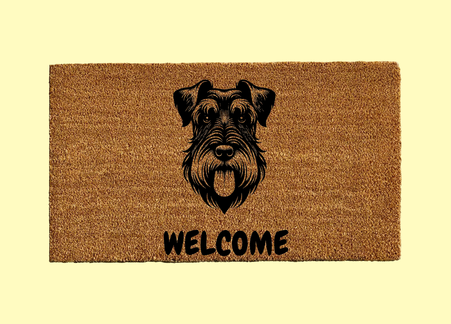 Giant Schnauzer Welcome Door Mat
