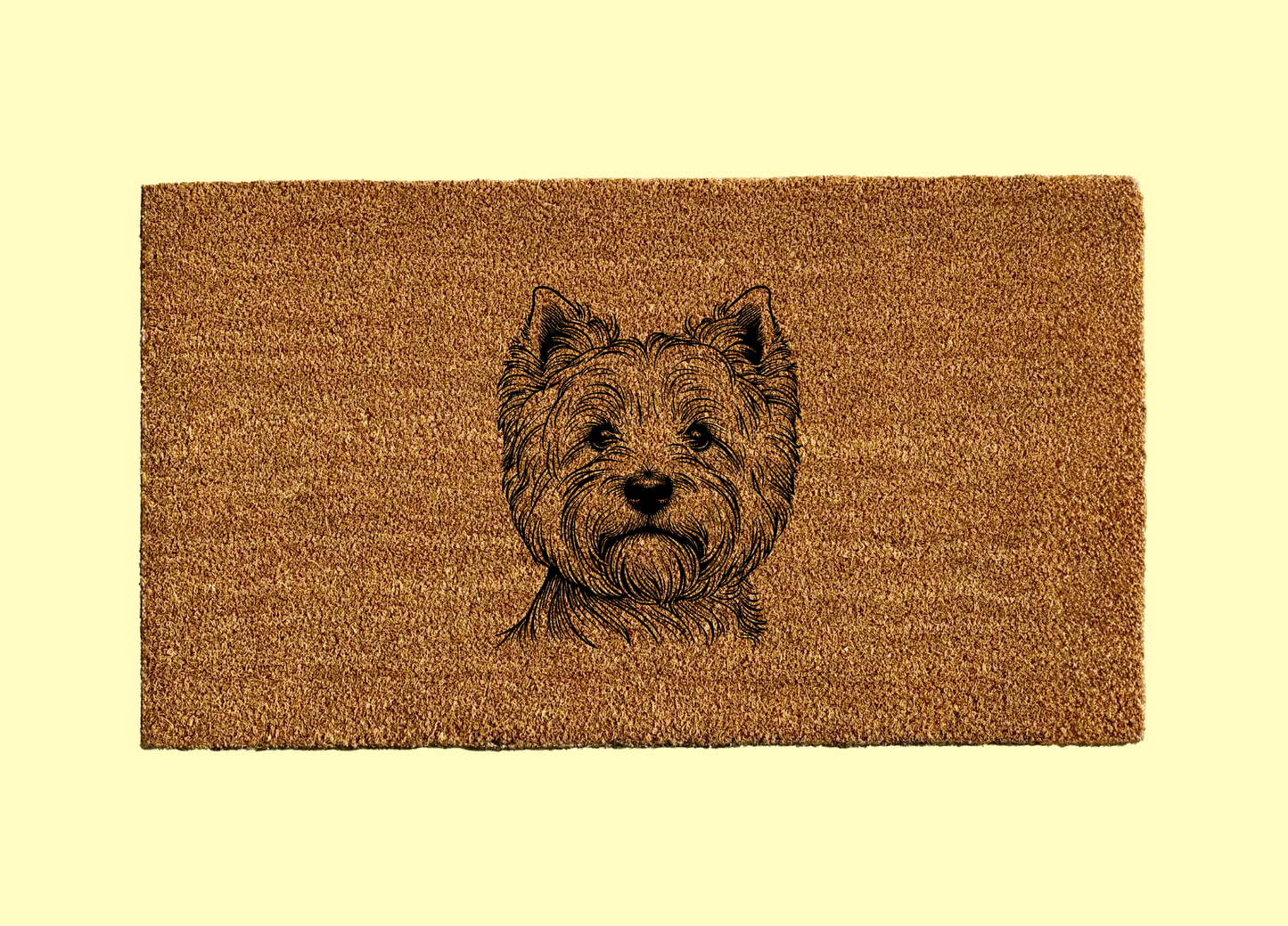 West Highland White Terrier Welcome Door Mat