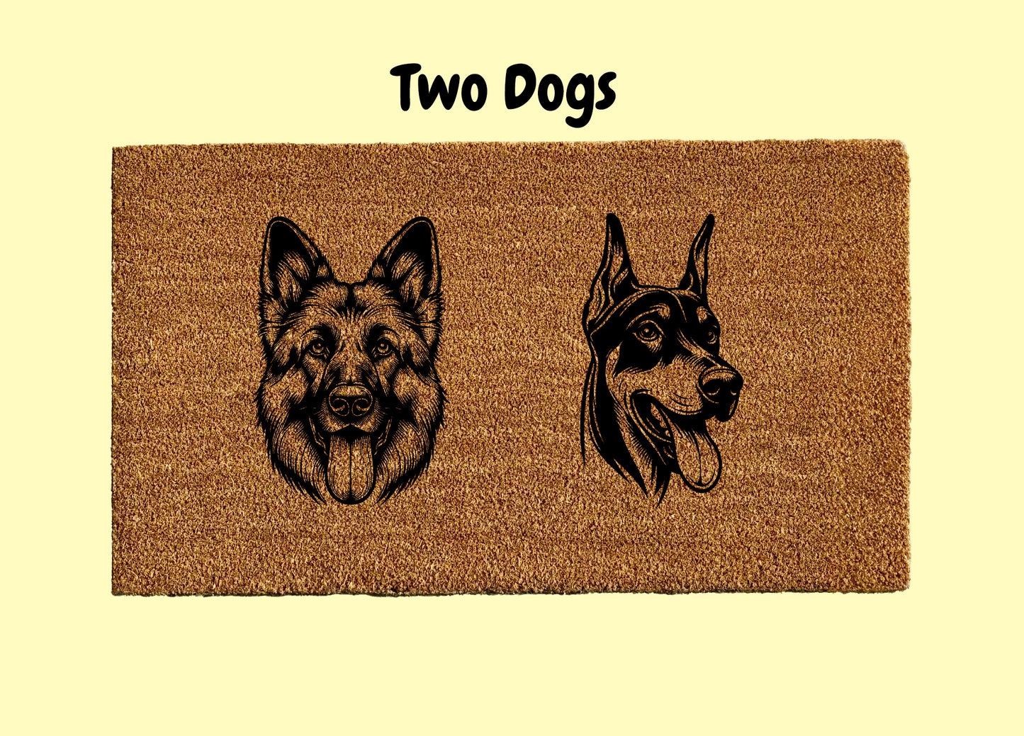 Custom Dog Doormat - Upload Your Dog's Photo!