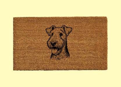 Airedale Terrier Welcome Door Mat