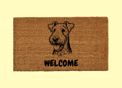 Airedale Terrier Welcome Door Mat