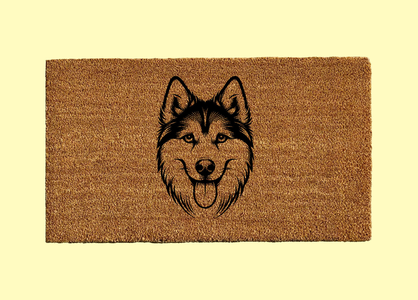 Alaskan Klee Kai Welcome Door Mat