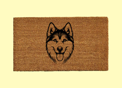 Alaskan Klee Kai Welcome Door Mat