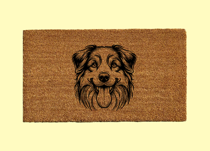 Australian Shepherd Welcome Door Matt