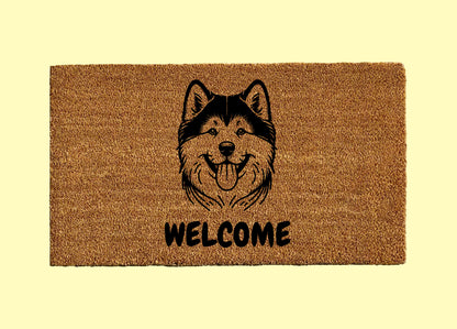 Akita Welcome Door Mat