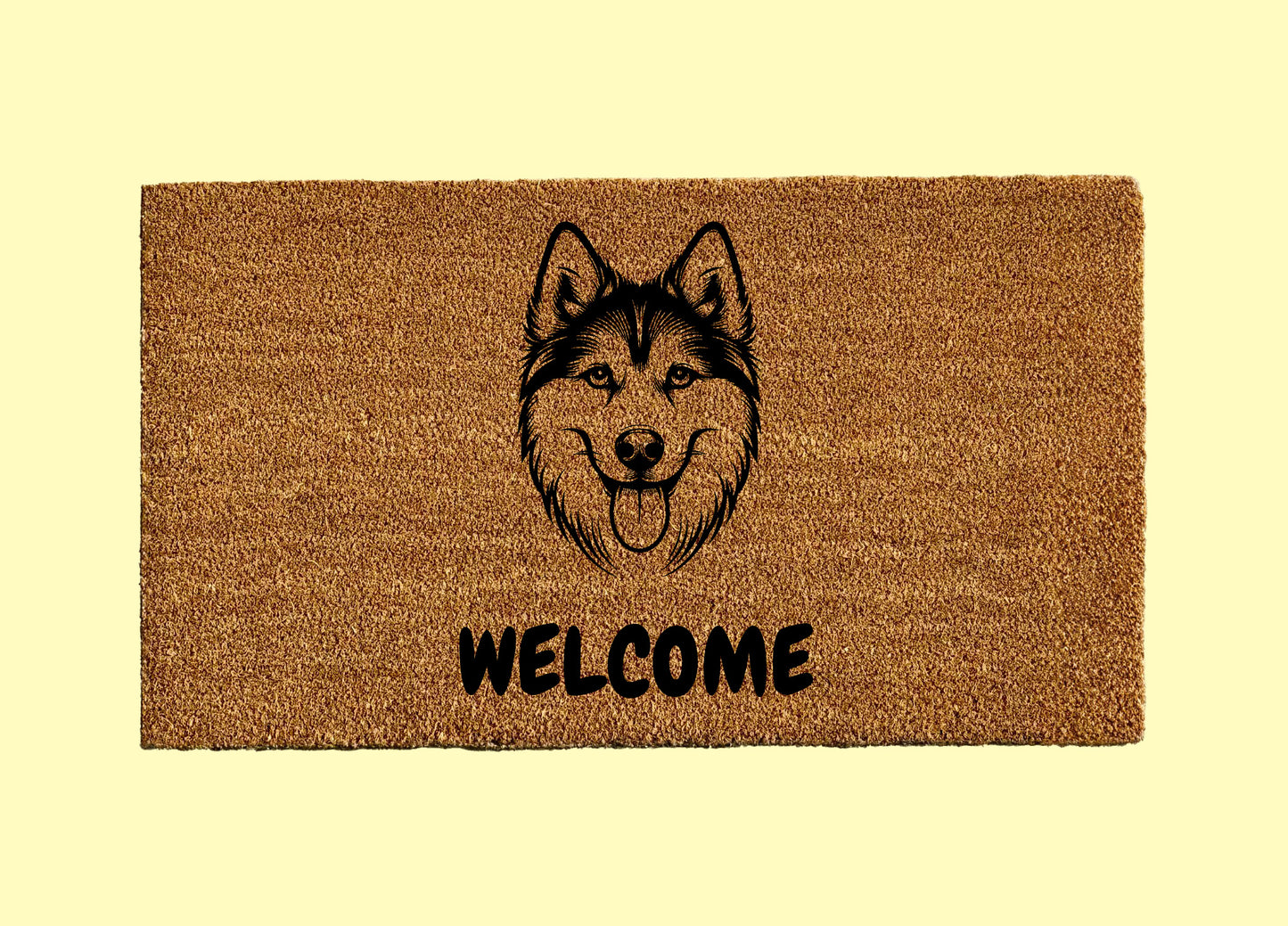 Alaskan Klee Kai Welcome Door Mat
