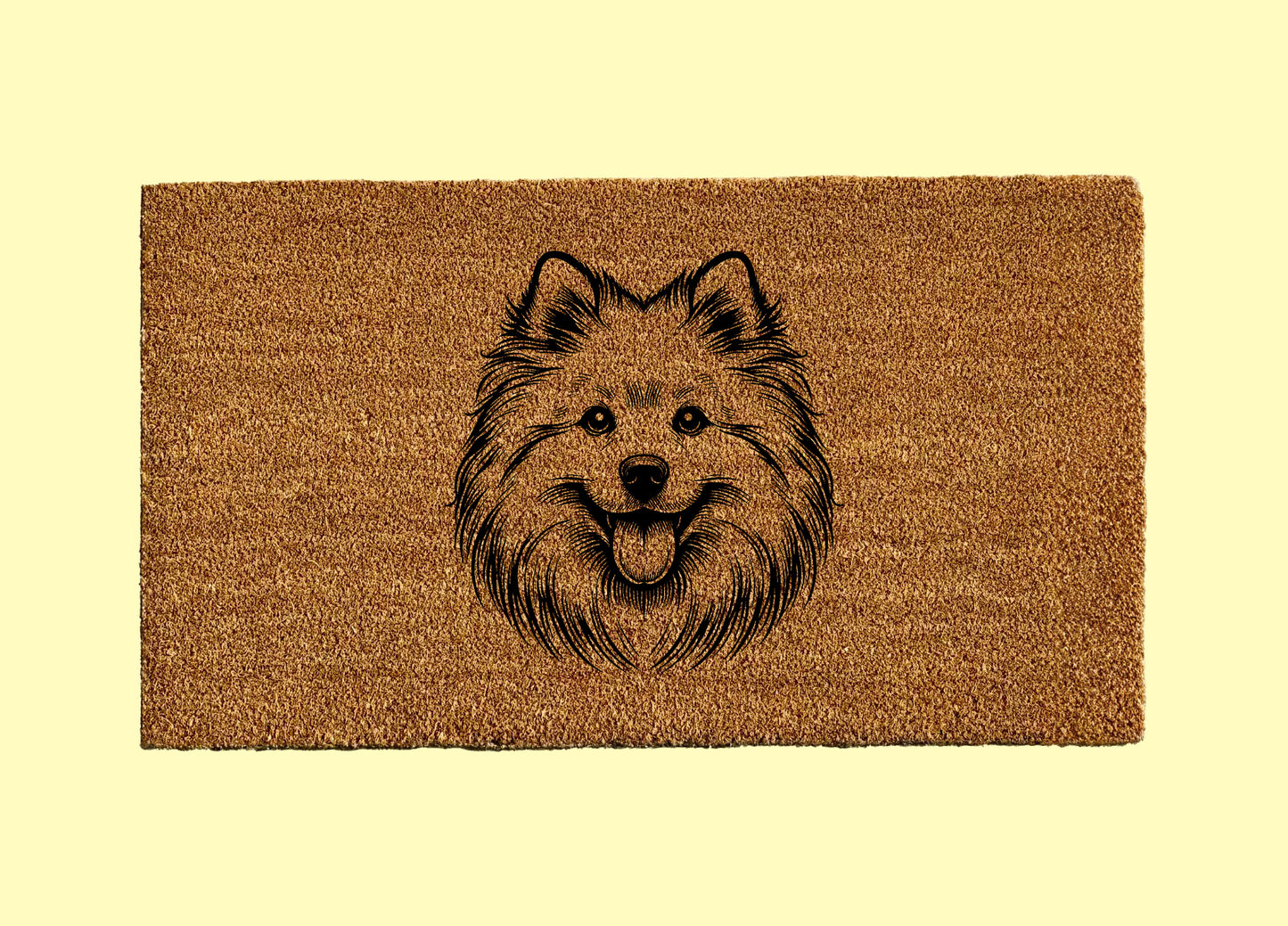 American Eskimo Welcome Door Mat