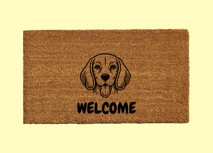 Beagle Welcome Door Mat