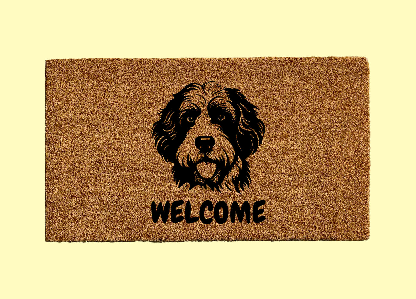 Bernedoodle Welcome Door Mat