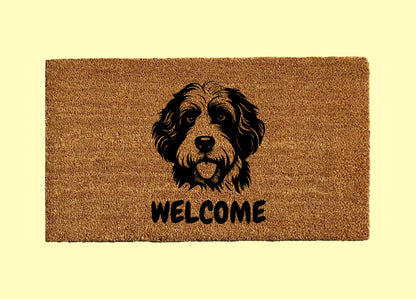 Bernedoodle Welcome Door Mat