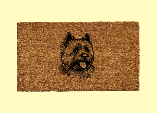 Cairn Terrier Welcome Door Mat