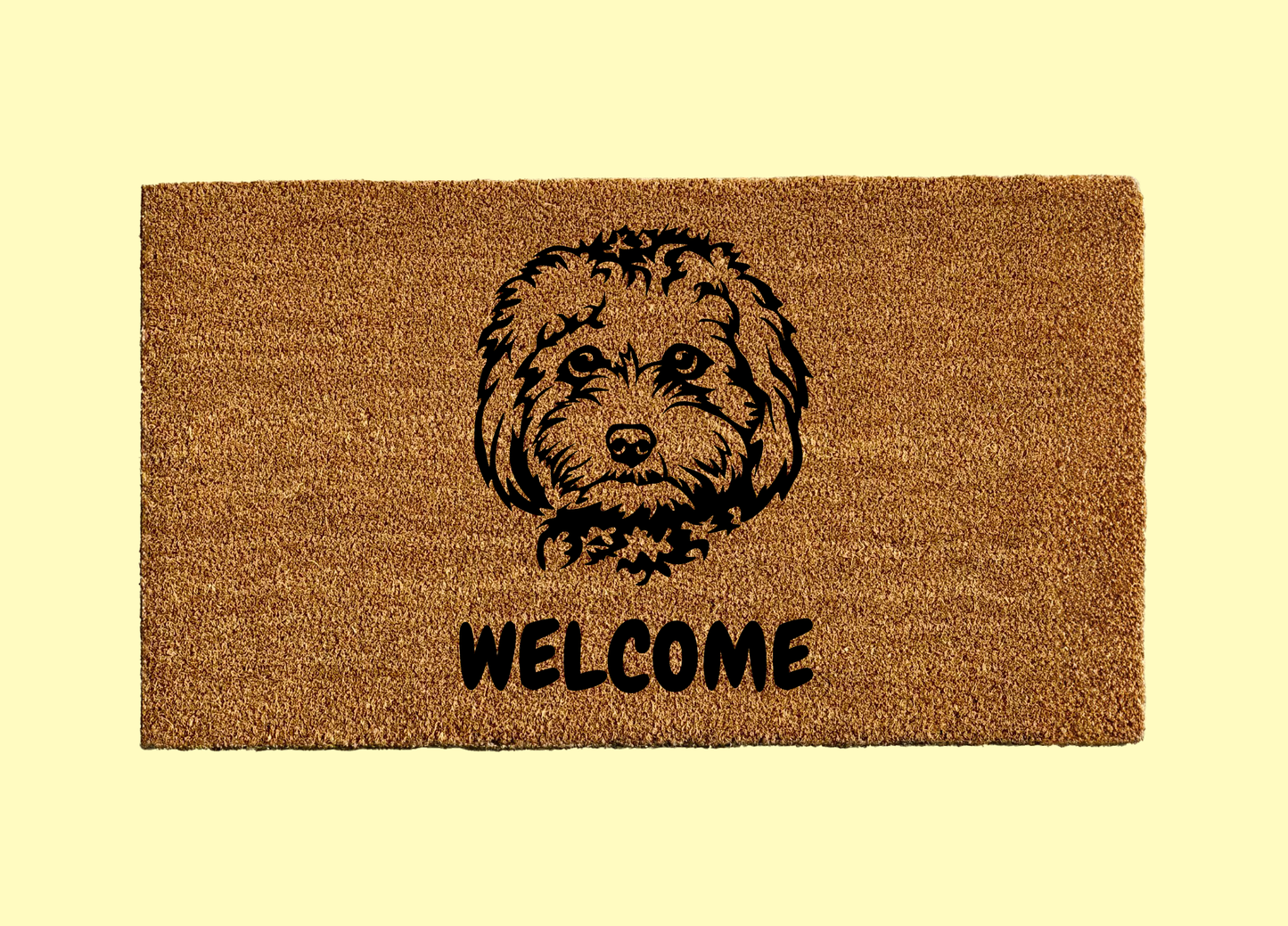 Cavapoo Welcome Door Mat