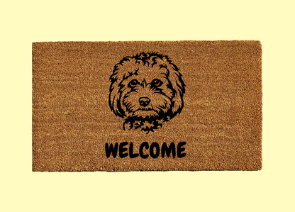 Cavapoo Welcome Door Mat