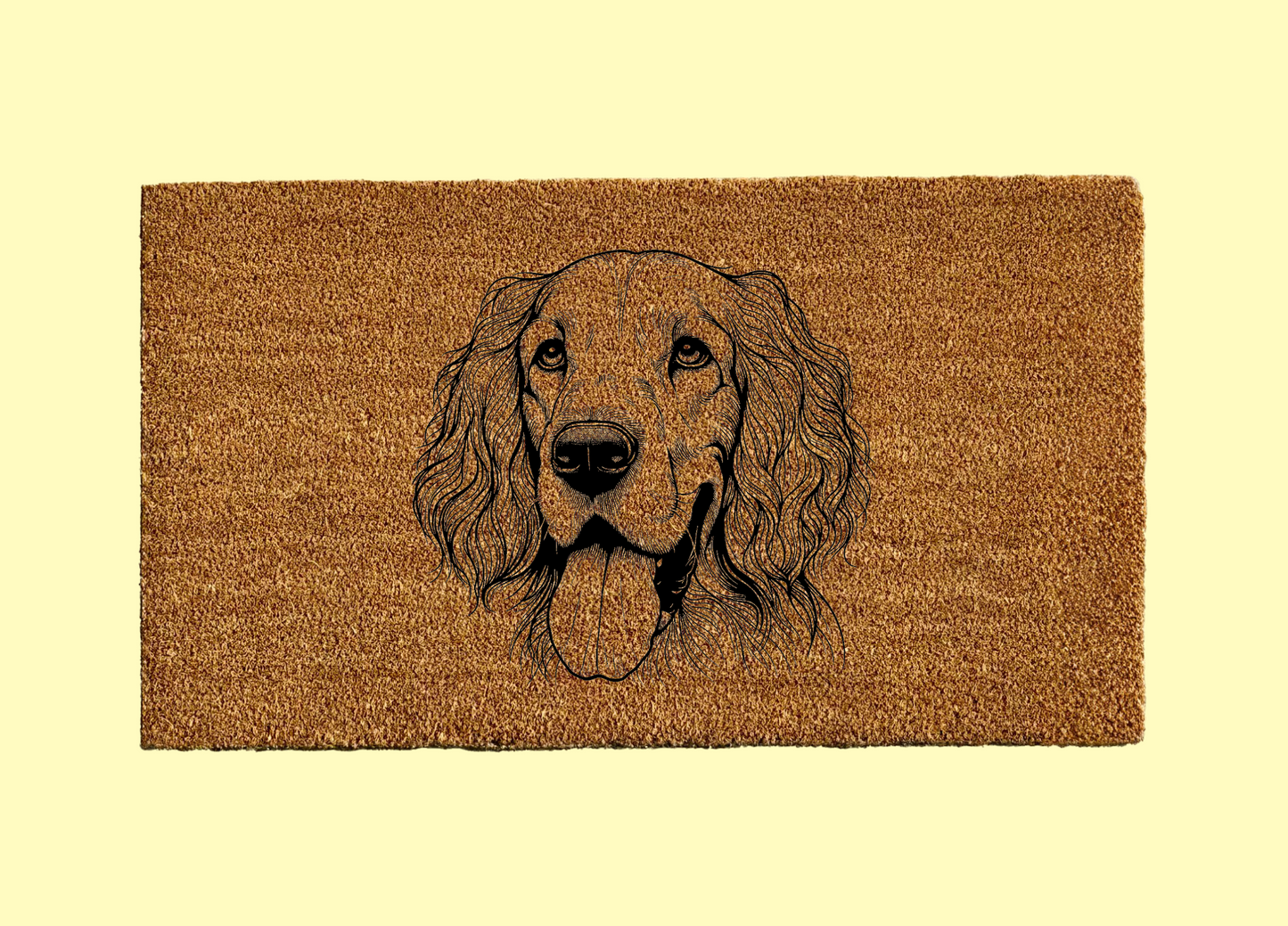 English Setter Welcome Door Mat
