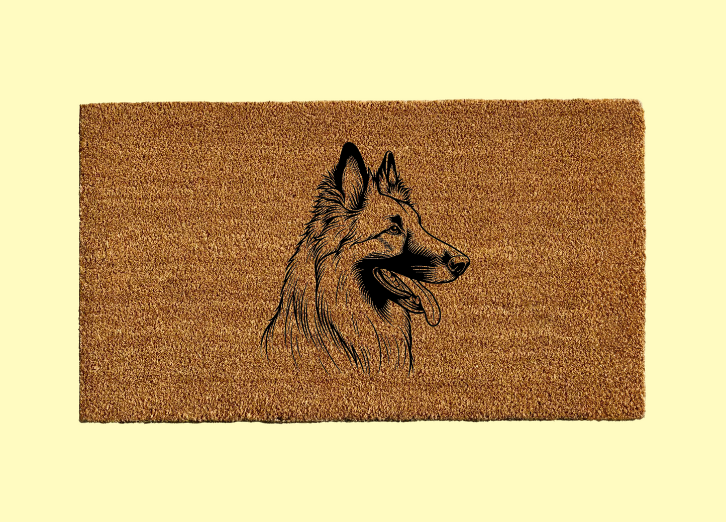 Belgian Sheepdog Welcome Door Mat