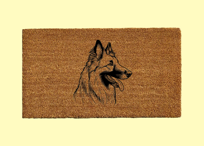 Belgian Sheepdog Welcome Door Mat