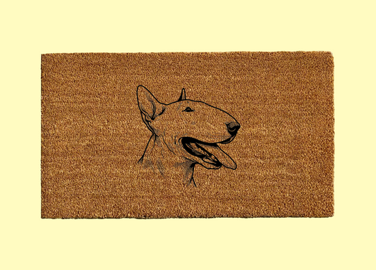 Bull Terrier Welcome Door Mat