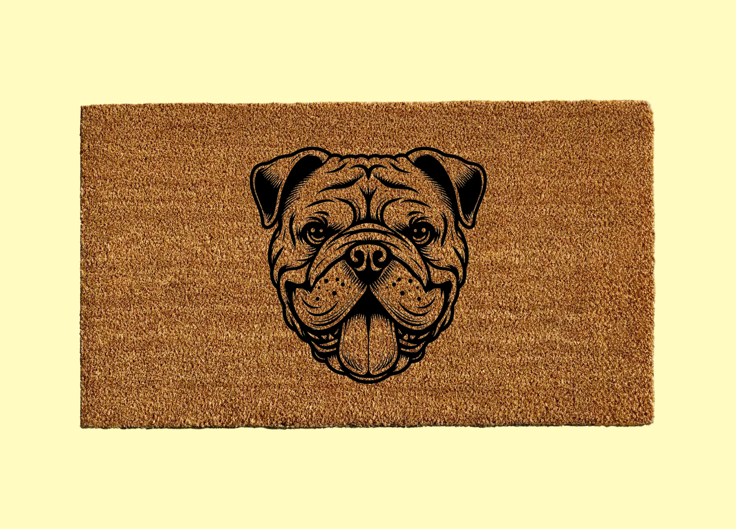 English Bulldog Welcome Door Mat