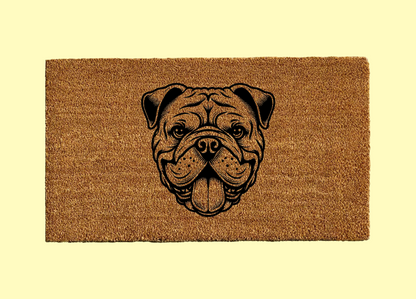 English Bulldog Welcome Door Mat