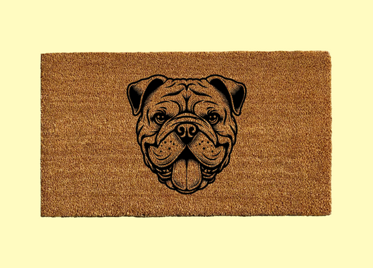 English Bulldog Welcome Door Mat